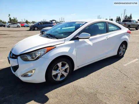 2013 Hyundai Elantra Coupe Gs VIN KMHDH6AE6DU016768 фото 1