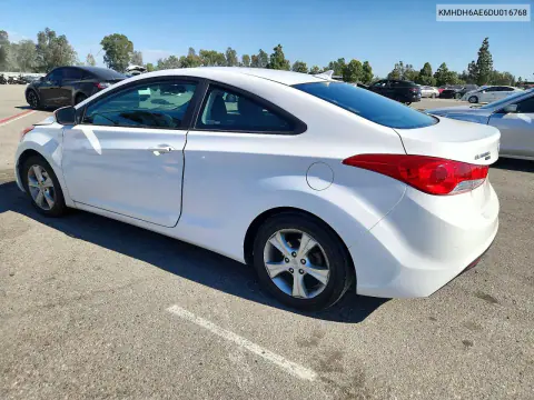 2013 Hyundai Elantra Coupe Gs VIN KMHDH6AE6DU016768 фото 2