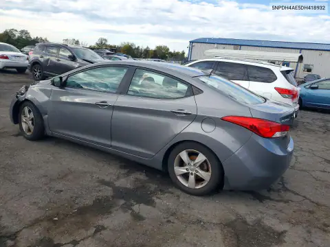 5NPDH4AE5DH418932 — 2013 Hyundai Elantra, фото 2 с аукциона Copart, Передняя часть