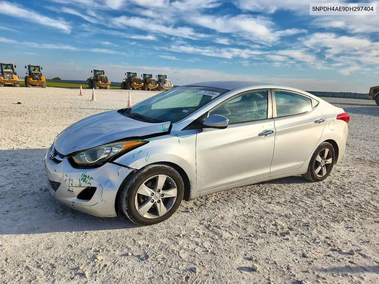 2013 Hyundai Elantra Gls VIN 5NPDH4AE9DH297404 фото 1