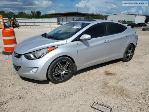 KMHDH4AE7DU642611 — 2013 Hyundai Elantra, Задняя часть, фото до ремонта