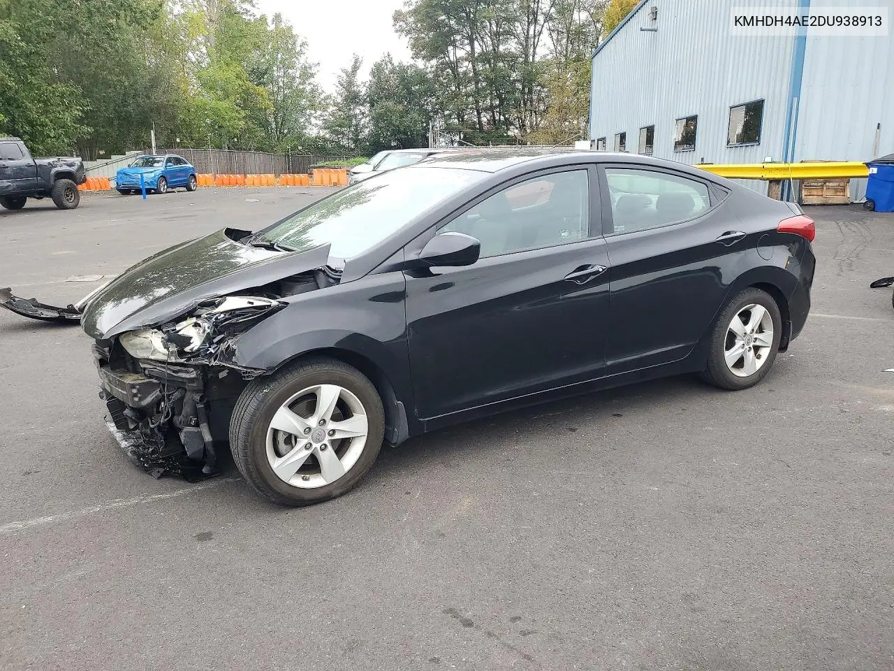 2013 Hyundai Elantra Gls VIN KMHDH4AE2DU938913 фото 1