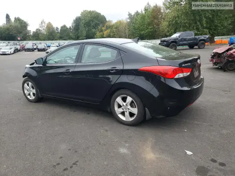 2013 Hyundai Elantra Gls VIN KMHDH4AE2DU938913 фото 2