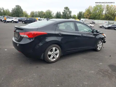 2013 Hyundai Elantra Gls VIN KMHDH4AE2DU938913 фото 3