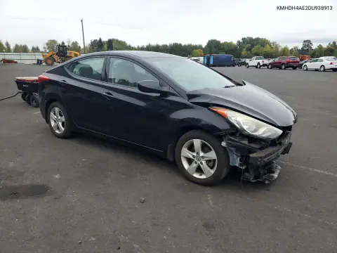 2013 Hyundai Elantra Gls VIN KMHDH4AE2DU938913 фото 4