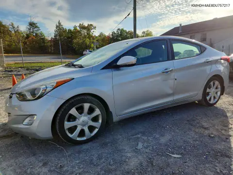 KMHDH4AE8DU757217 — 2013 Hyundai Elantra, Задняя часть, фото до ремонта