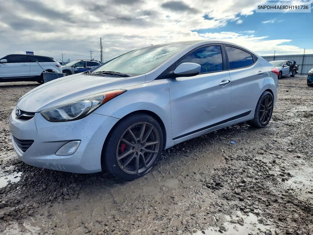5NPDH4AE8DH191736 Hyundai Elantra 2013 — повреждение Вандализм, фото до ремонта