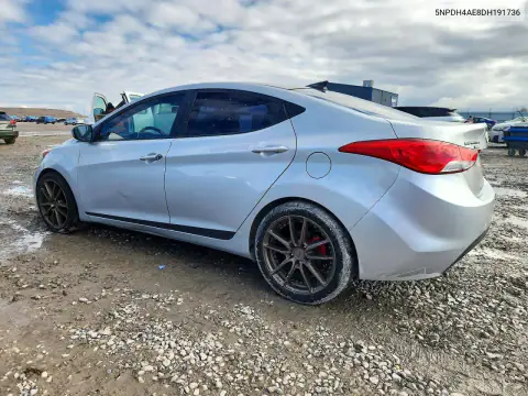 5NPDH4AE8DH191736 — 2013 Hyundai Elantra, фото 2 с аукциона Copart, Вандализм