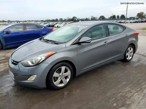 5NPDH4AE9DH296446 — 2013 Hyundai Elantra, Мелкие вмятины и царапины, фото до ремонта