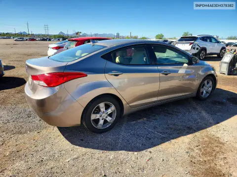 5NPDH4AE3DH378382 — 2013 Hyundai Elantra, фото 3 с аукциона Copart, Механические повреждения