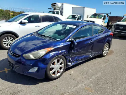 5NPDH4AE7DH441452 — 2013 Hyundai Elantra, Сторона, фото до ремонта