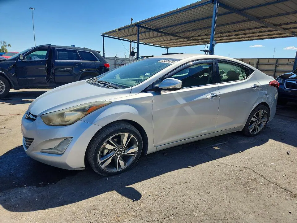 2014 HYUNDAI ELANTRA VIN KMHDH4AE5EU046091 фото 1
