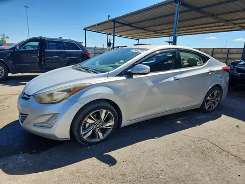 KMHDH4AE5EU046091 — 2014 Hyundai Elantra, Задняя часть (Rear End), фото до ремонта