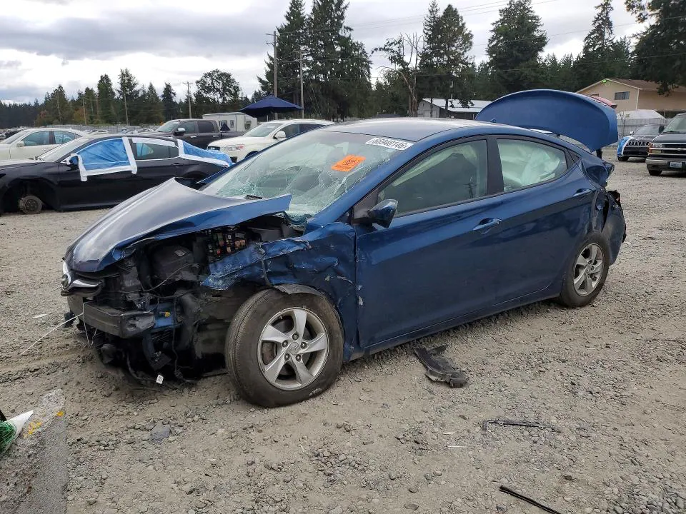 2014 Hyundai Elantra VIN KMHDH4AE6EU103544 фото 1