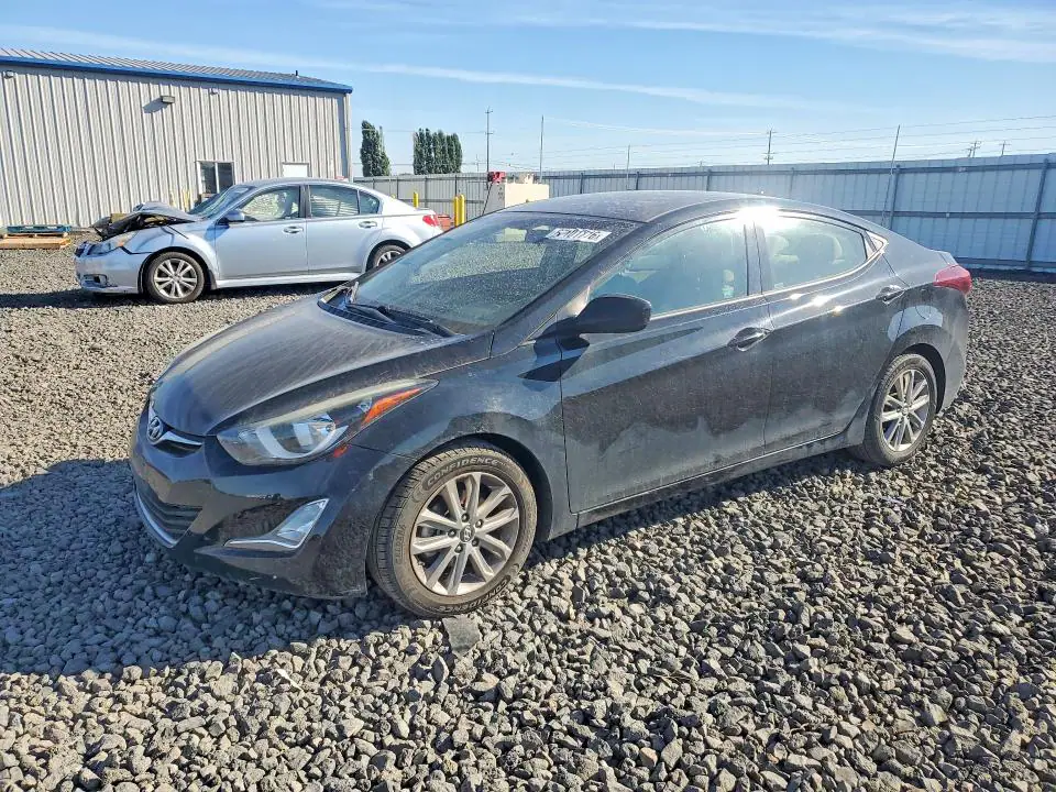 5NPDH4AE4EH466164 Hyundai Elantra 2014 — повреждение Боковая часть, фото до ремонта