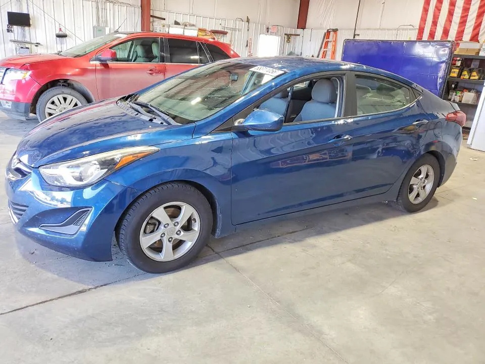 2014 HYUNDAI ELANTRA VIN KMHDH4AE6EU191320 фото 1