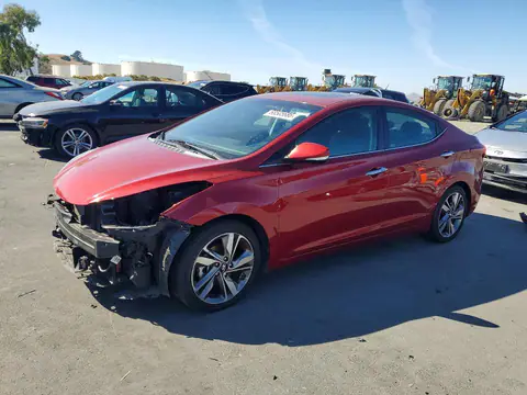 5NPDH4AE7EH537888 — 2014 Hyundai Elantra, Передняя часть (Front End), фото до ремонта
