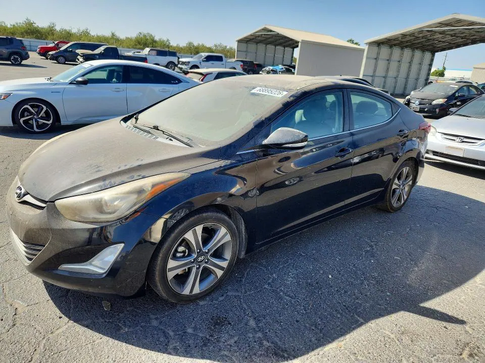 2014 Hyundai Elantra VIN KMHDH4AH9EU074101 фото 1