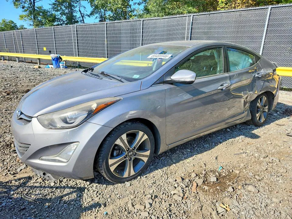 2014 HYUNDAI ELANTRA VIN KMHDH4AH6EU049351 фото 1