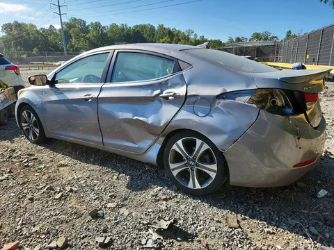 2014 HYUNDAI ELANTRA VIN KMHDH4AH6EU049351 фото 2