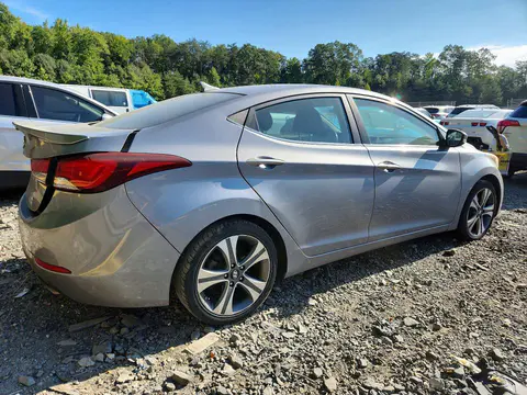 2014 HYUNDAI ELANTRA VIN KMHDH4AH6EU049351 фото 3