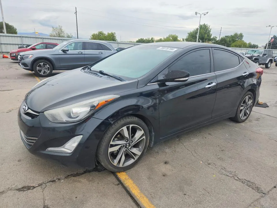 2014 HYUNDAI ELANTRA VIN 5NPDH4AE9EH544597 фото 1