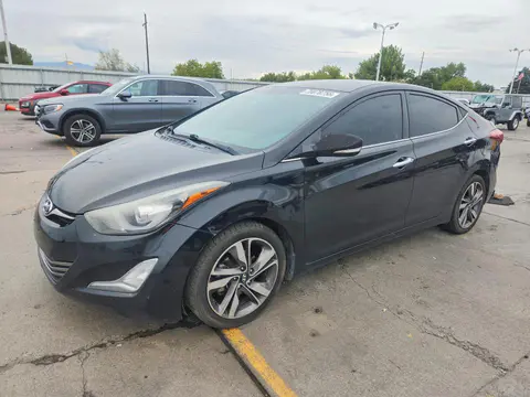 5NPDH4AE9EH544597 — 2014 Hyundai Elantra, Град (Hail), фото до ремонта