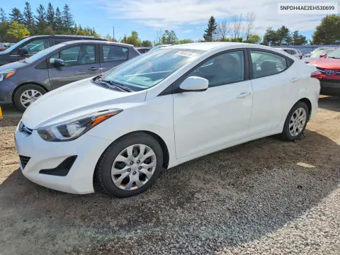 5NPDH4AE2EH530699 — 2014 Hyundai Elantra, Град, фото до ремонта