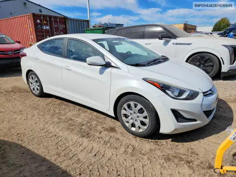 2014 Hyundai Elantra Se VIN 5NPDH4AE2EH530699 фото 4