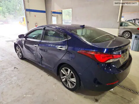 2014 Hyundai Elantra Limited VIN 5NPDH4AE9EH513477 фото 2