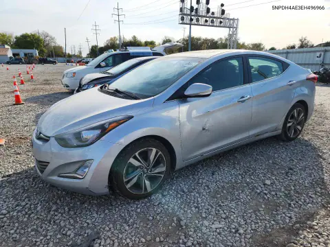 5NPDH4AE3EH496966 — 2014 Hyundai Elantra, Передняя часть, фото до ремонта