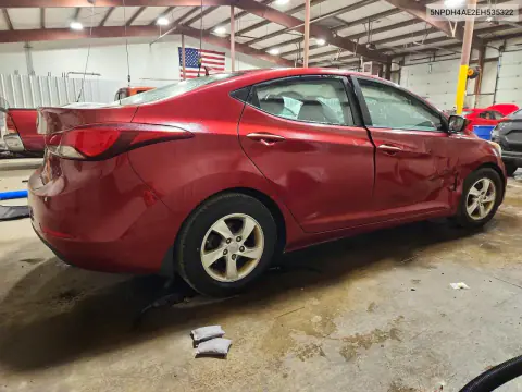 2014 Hyundai Elantra Se VIN 5NPDH4AE2EH535322 фото 3