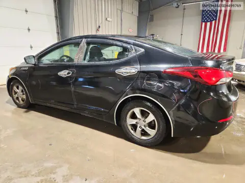 2014 Hyundai Elantra Se VIN 5NPDH4AE5EH499769 фото 2