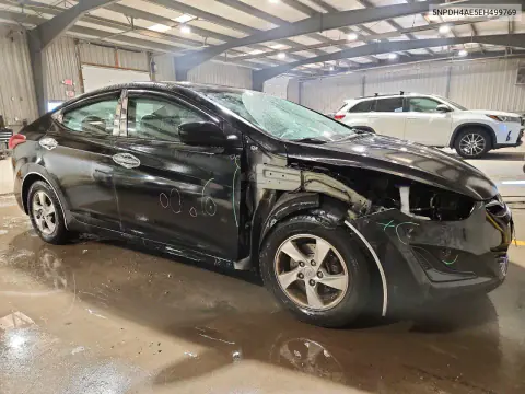 2014 Hyundai Elantra Se VIN 5NPDH4AE5EH499769 фото 4