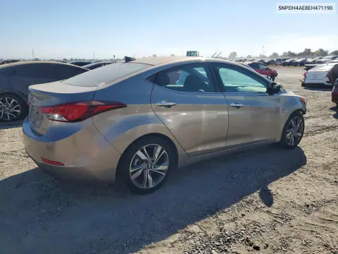 2014 Hyundai Elantra Limited VIN 5NPDH4AE8EH471190 фото 3