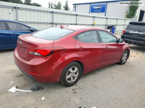 2014 Hyundai Elantra Se VIN 5NPDH4AE9EH546897 фото 3