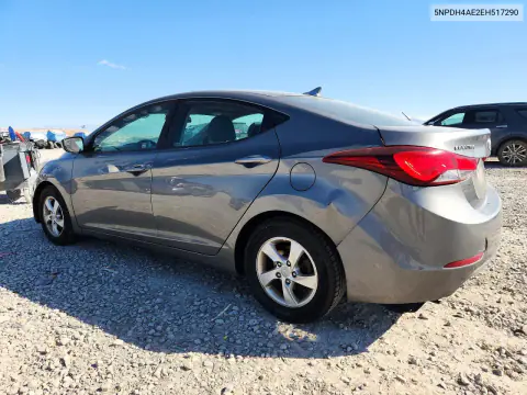2014 Hyundai Elantra Se VIN 5NPDH4AE2EH517290 фото 2