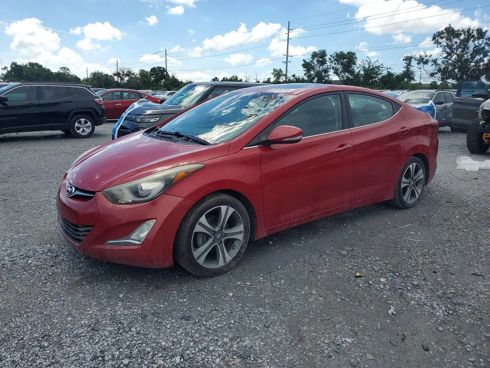2015 HYUNDAI ELANTRA VIN KMHDH4AHXFU455974 фото 1