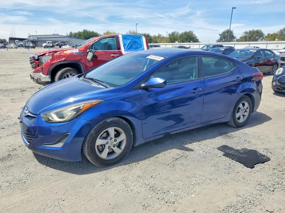2015 Hyundai Elantra VIN 5NPDH4AE7FH583853 фото 1