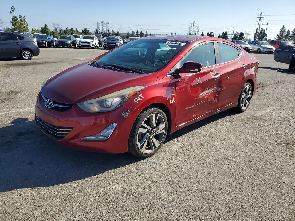 2015 Hyundai Elantra VIN 5NPDH4AE2FH555328 фото 1