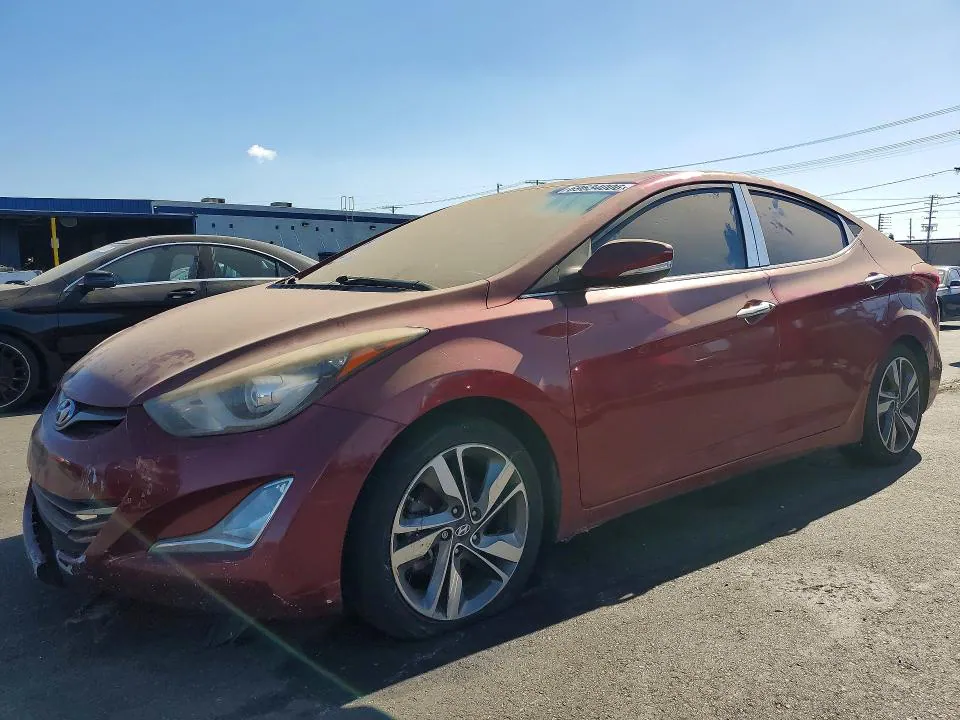 2015 Hyundai Elantra VIN 5NPDH4AE0FH550323 фото 1