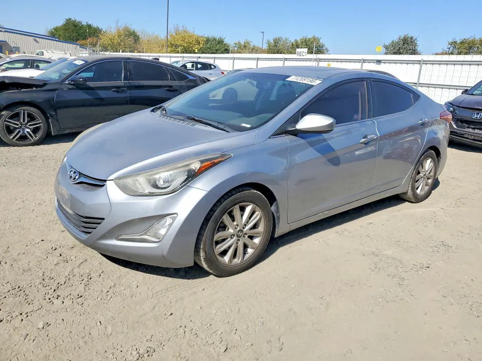 2015 Hyundai Elantra VIN 5NPDH4AE3FH548596 фото 1