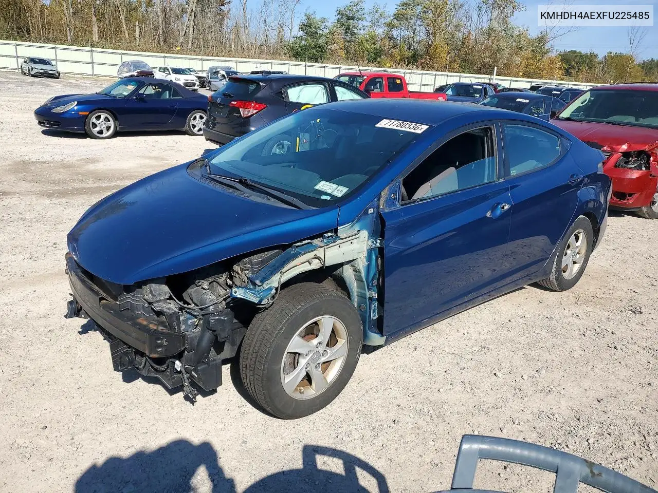 2015 Hyundai Elantra Se VIN KMHDH4AEXFU225485 фото 1