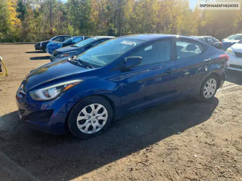5NPDH4AE6FH624053 — 2015 Hyundai Elantra, Сторона, фото до ремонта