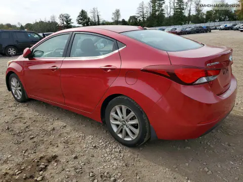 2015 Hyundai Elantra Se VIN KMHDH4AEXFU299229 фото 2