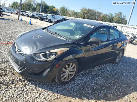 2015 Hyundai Elantra Se VIN KMHDH4AE9FU259174 фото 1