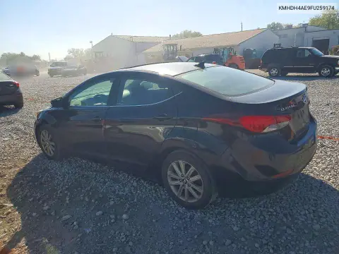 2015 Hyundai Elantra Se VIN KMHDH4AE9FU259174 фото 2