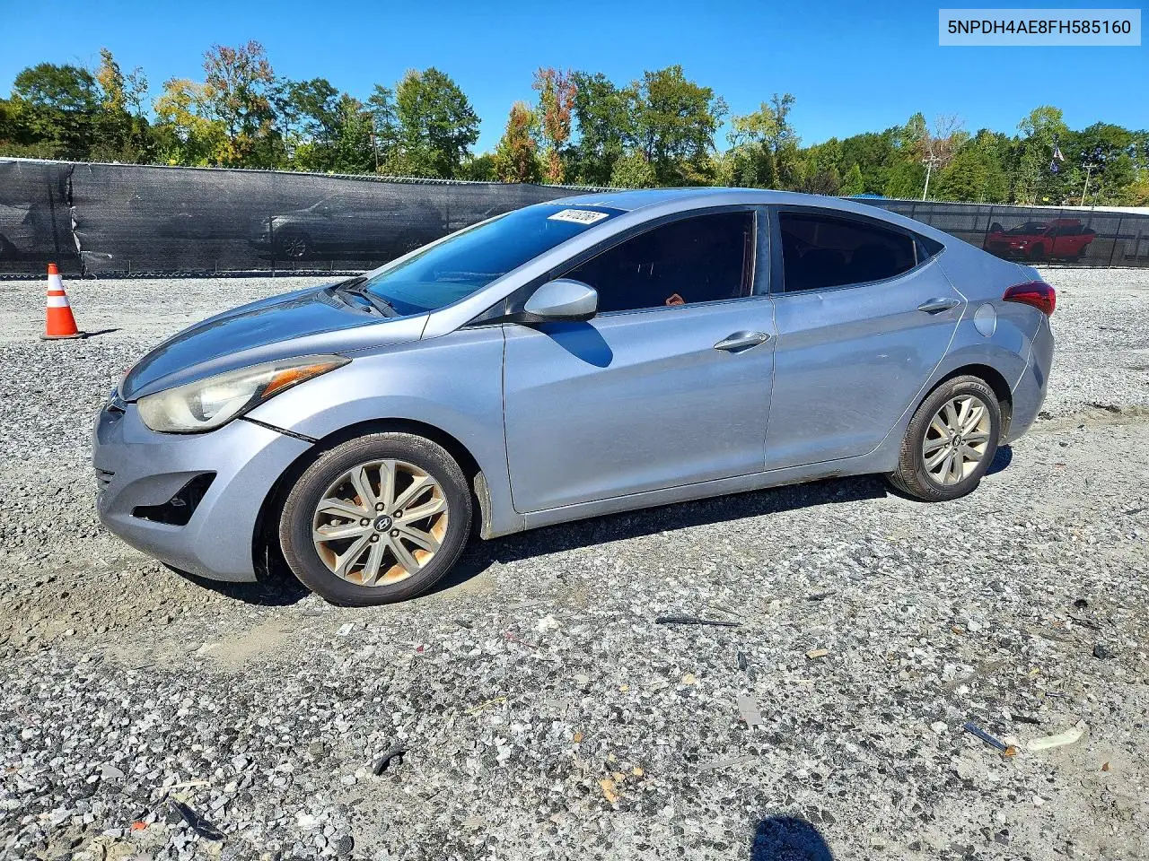 2015 Hyundai Elantra Se VIN 5NPDH4AE8FH585160 фото 1