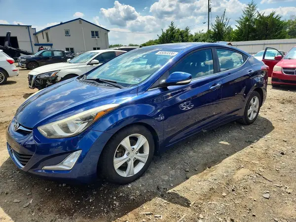 5NPDH4AE9GH777690 — 2016 Hyundai Elantra, Передняя часть (Front End), фото до ремонта