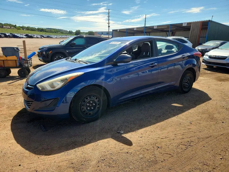 5NPDH4AE5GH674640 Hyundai Elantra 2016 — повреждение Град, фото до ремонта